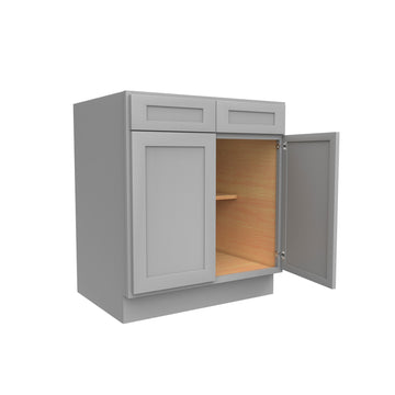 Elegant Dove - Double Door Base Cabinet