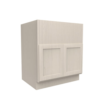 RTA - Elegant White - Double Drawer Front 2 Door Sink Base Cabinet | 4