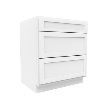 24 Boost 3 Drawer Base Cabinet White - Room & Joy