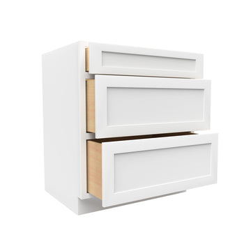 24 Boost 3 Drawer Base Cabinet White - Room & Joy