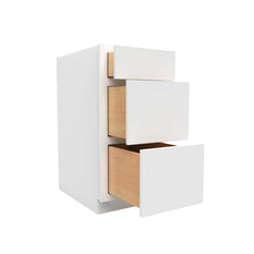 Luxor White - Vanity Drawer Base Cabinet Handicap | 15"W x 34.5"H x 21"D