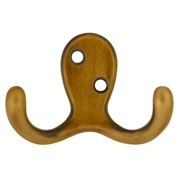 Double Coat Hooks 5/8 Inch Center to Center - Hickory Hardware