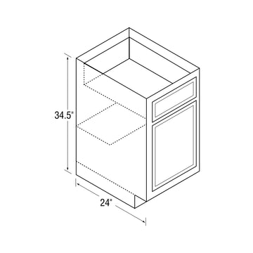 Kitchen Kompact D White - 60 Sink Base Cabinets (SB)