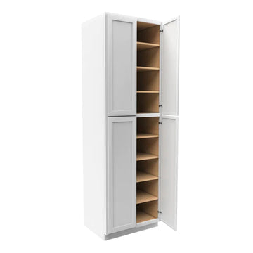 Sonoma White Wall Pantry - 18W X 24D X 84H-2D-5S