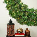 Load image into Gallery viewer, 60&quot; Pre-Lit LED Canyon Pine Artificial Christmas Wreath - Clear Lights,