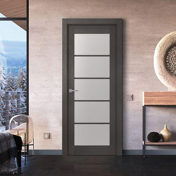 Prefinished Arvika Polar White Modern Interior Single Door