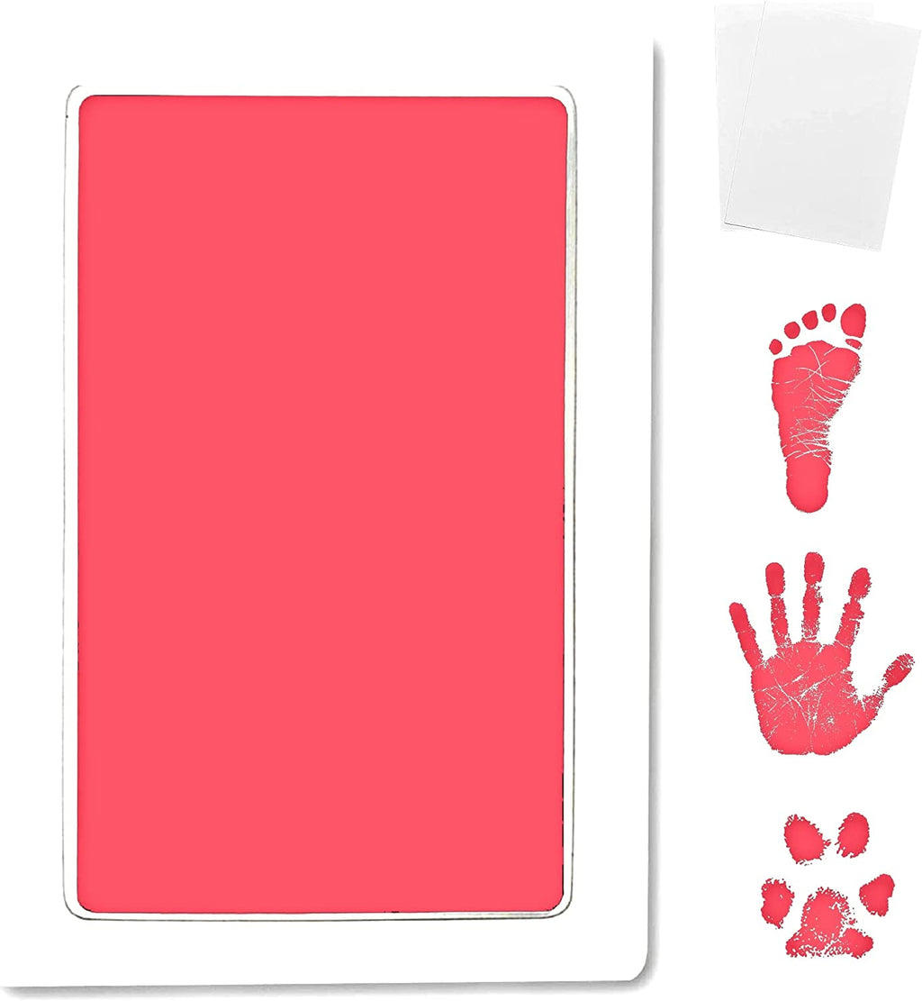 ReignDrop Ink Pad For Baby Footprint & Handprint - Creates Impressive Long  Lasting Keepsake Stamp for Infant & Kids. Smudge Proof, Easy to Wipe Off