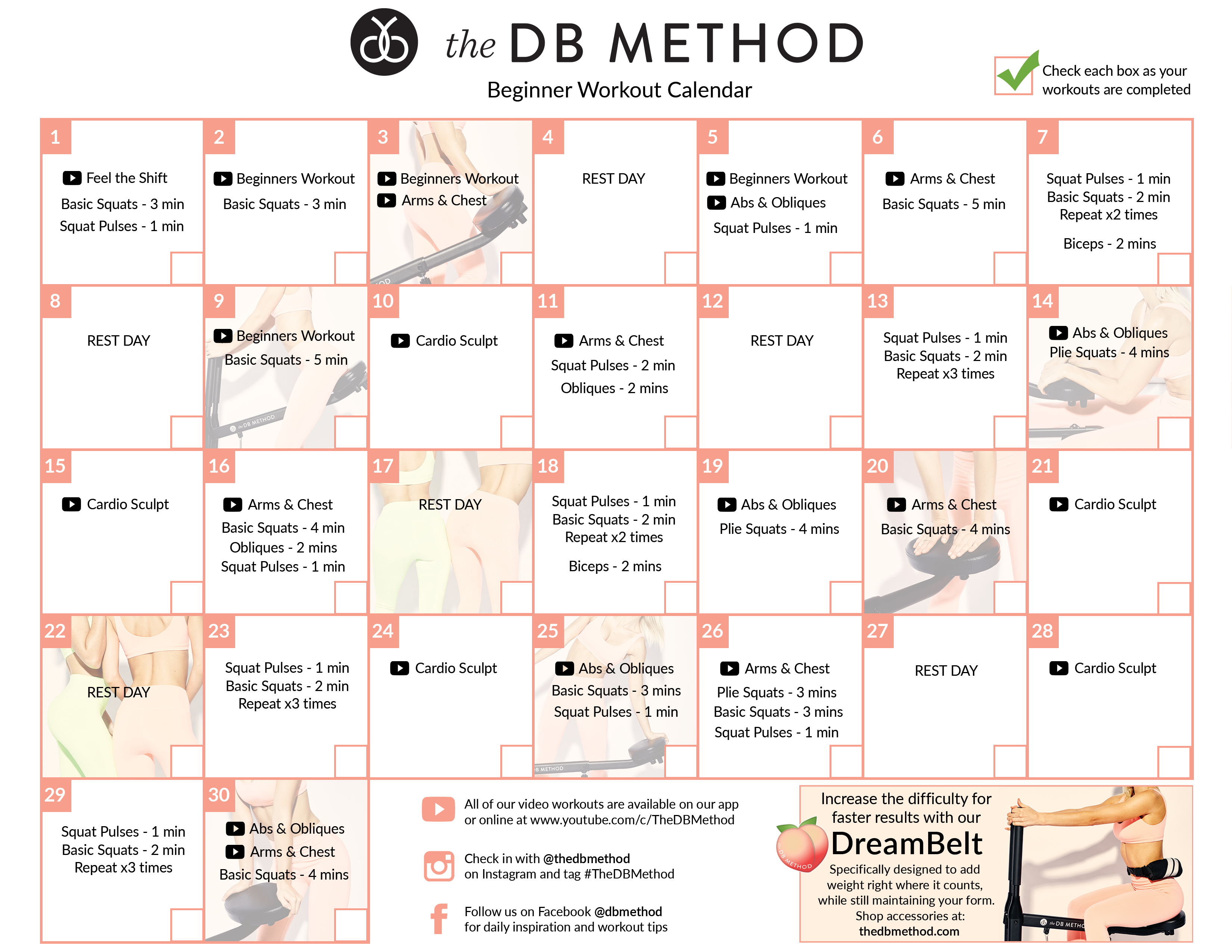 Top 10 workout calendar ideas and inspiration