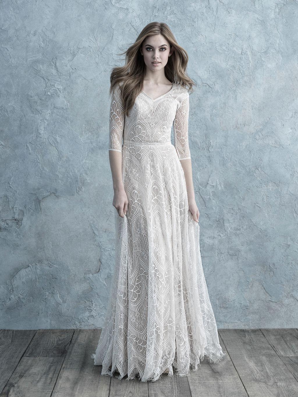 cheap illusion wedding dresses