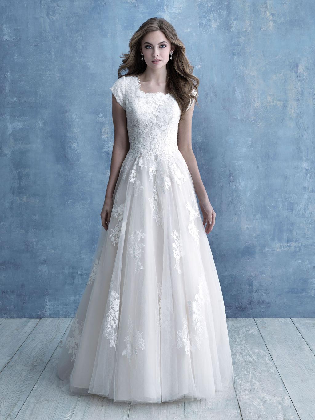 Allure M639 Modest Wedding Dress | A Closet Full of Dresses