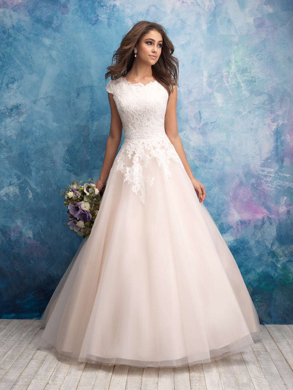 Allure Bridal M636 Modest Wedding Dress