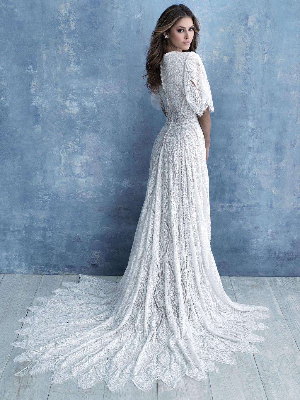 Allure M634 Modest Wedding Dress | A Closet Full of Dresses