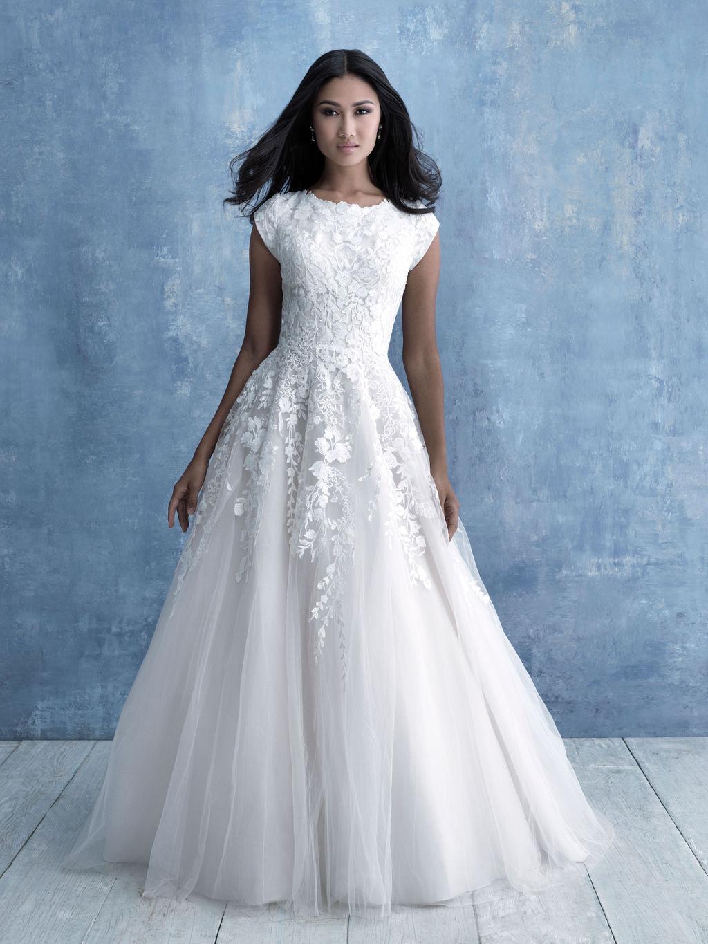 Allure Bridal M636 Modest Wedding Dress