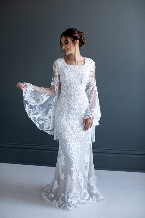 Allure M631 Modest Wedding Dress