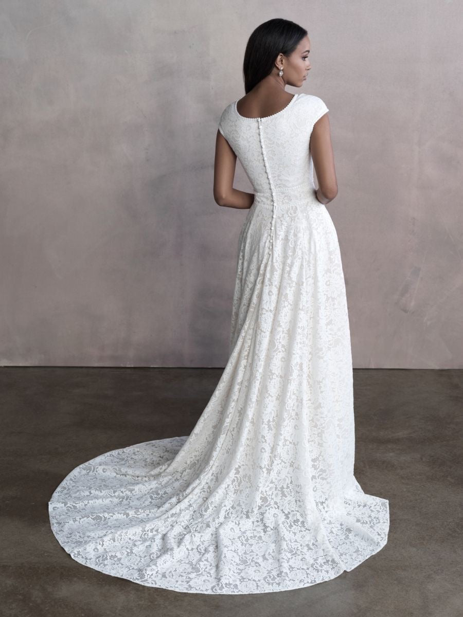 M667 Modest Wedding Dress – A Closet Full of Dresses