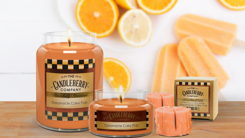Orange Dreamsicle Cake Pop Candle Creamsicle candle