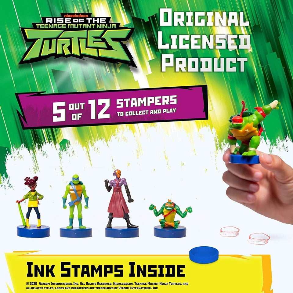 Teenage Mutant Ninja Turtles Stamps 5pk Raph April Foot Lieutenant Mik ...