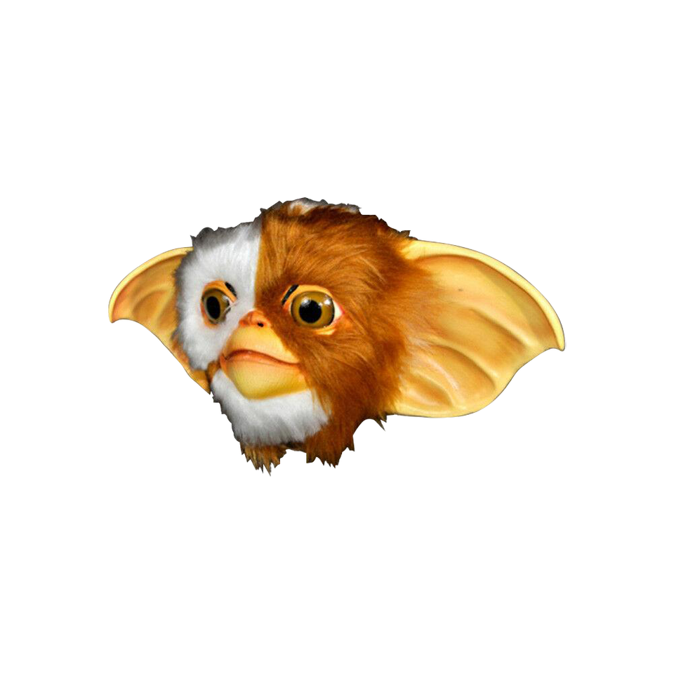 GREMLINS Gizmo Mask Large Synthetic Hair Halloween Latex Trick Or Treat Studios