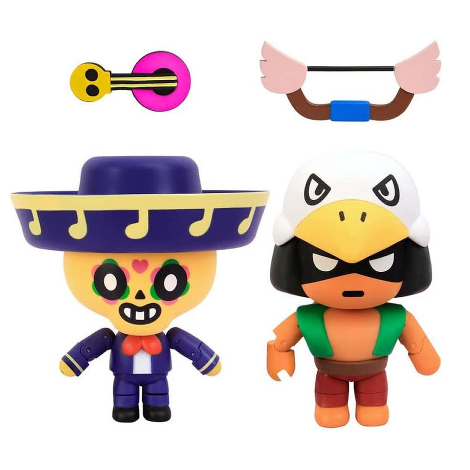 Brawl Stars x Line Friends] Official EL PRIMO Standing Plush Toy Doll 25cm  Gift