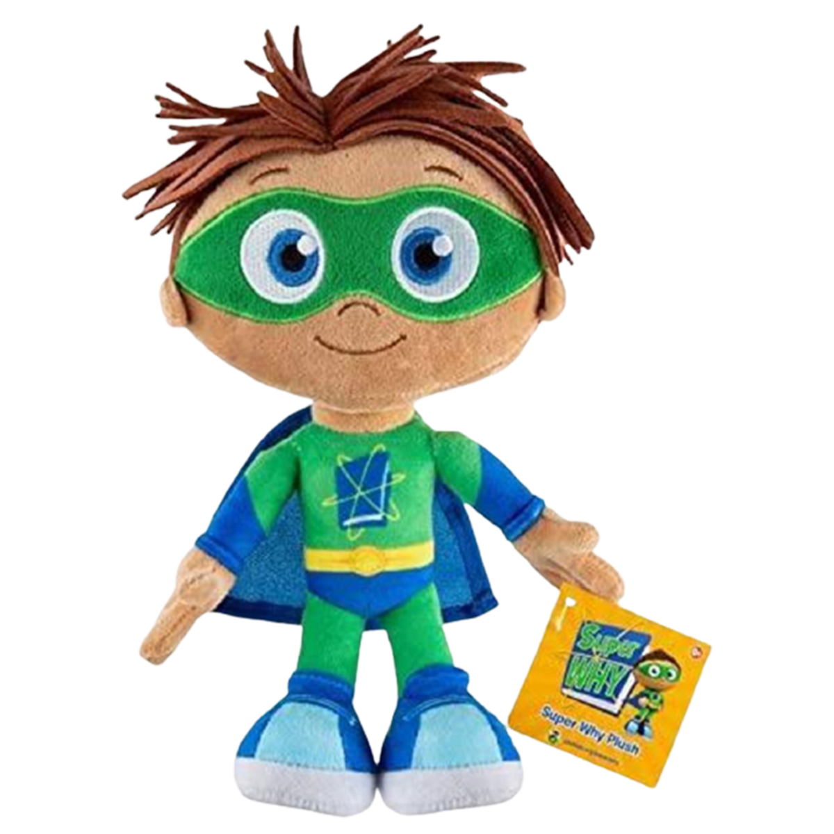 Super Why! Plush Whyatt Beanstall Doll Wyatt Green Willy Super Readers Licensed