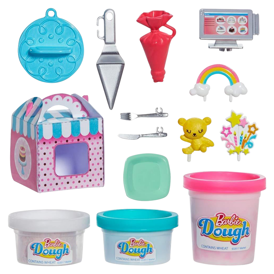 barbie cake bakery playset