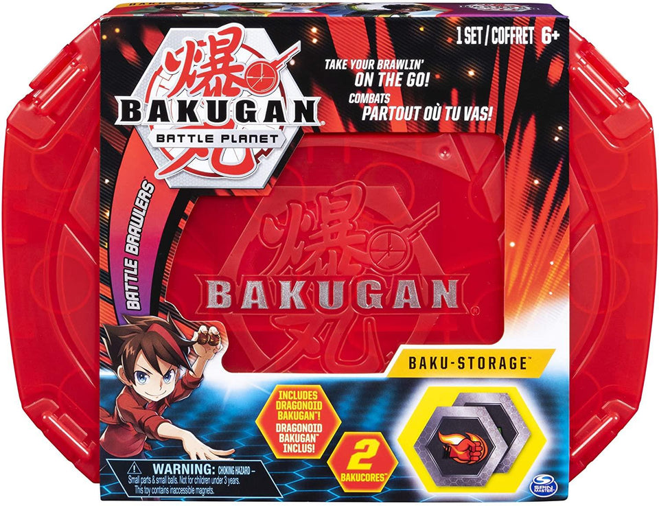 Bakugan Battle Planet Baku Storage Case Red Container Bakucores Spin M Archies Toys