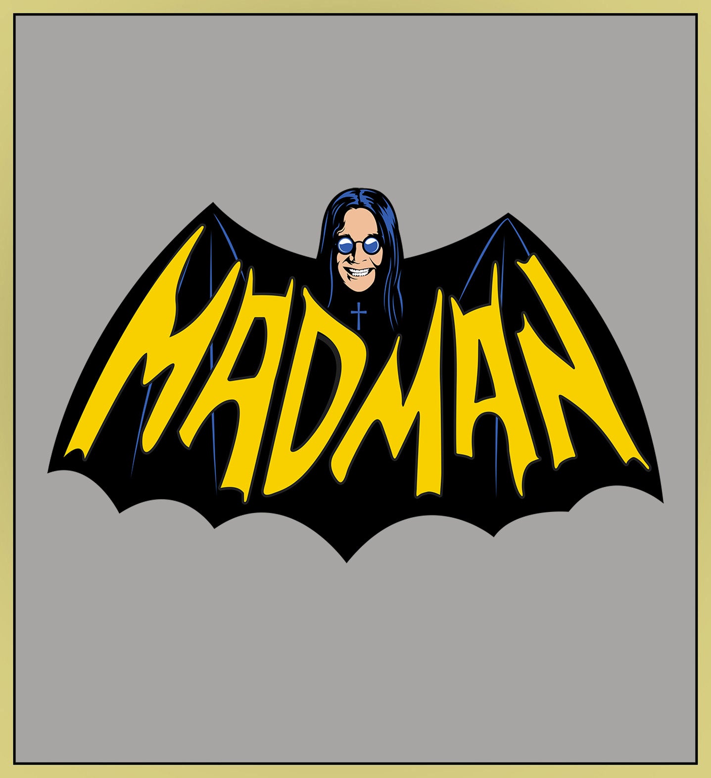 OZZY OSBOURNE - MADMAN / BATMAN HEAVY METAL TURBO TEE! – TURBO COMICS