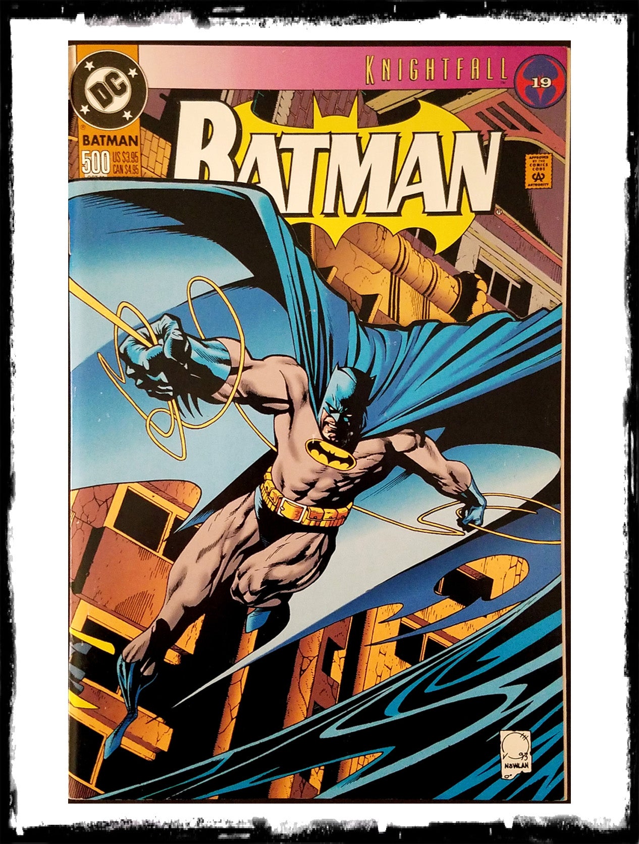 BATMAN - #500 DIE-CUT FOIL COVER CLASSIC! (1993 - VF+/NM) – TURBO COMICS