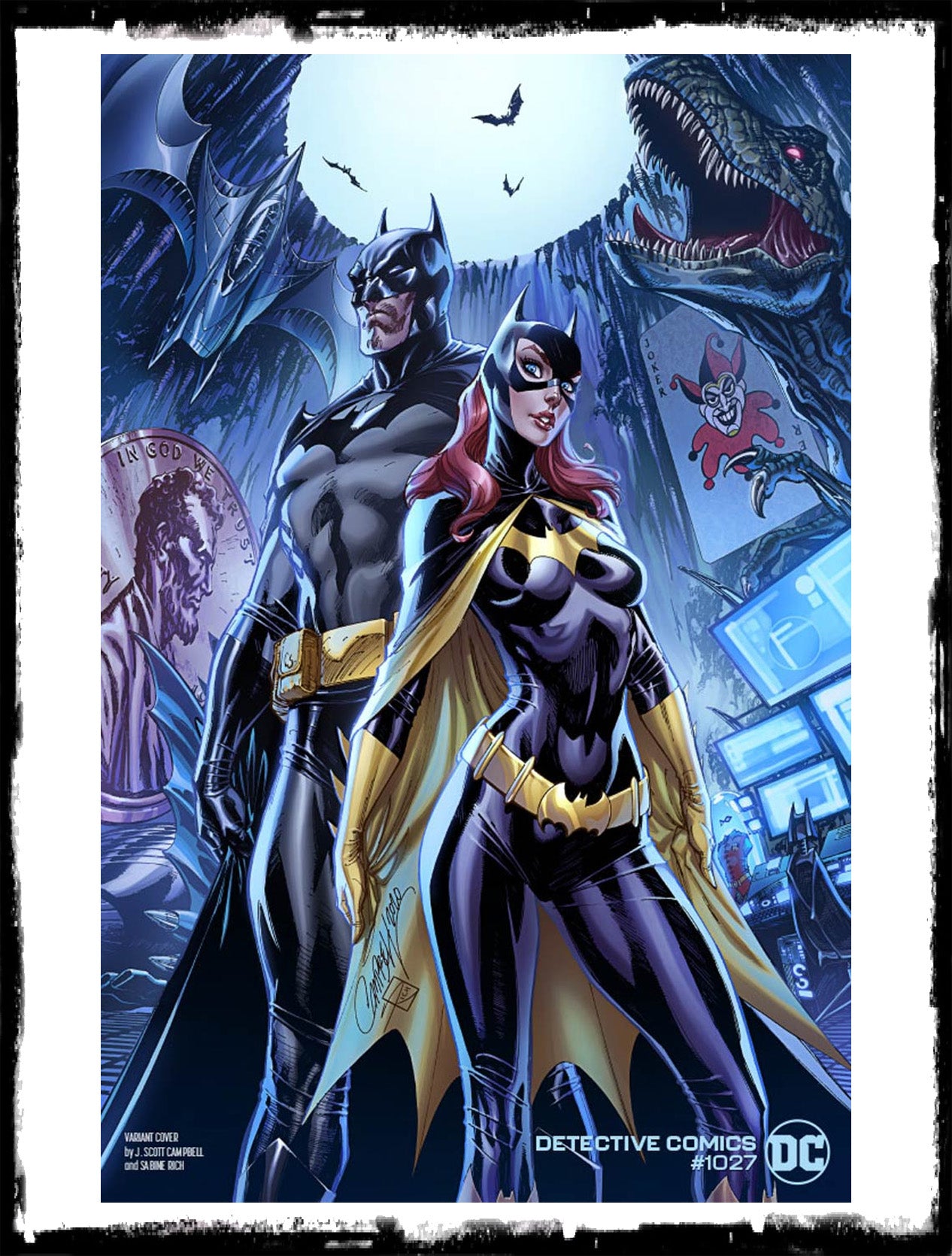 DETECTIVE COMICS - #1027 J. SCOTT CAMPBELL BATMAN & BATGIRL COVER (202 –  TURBO COMICS