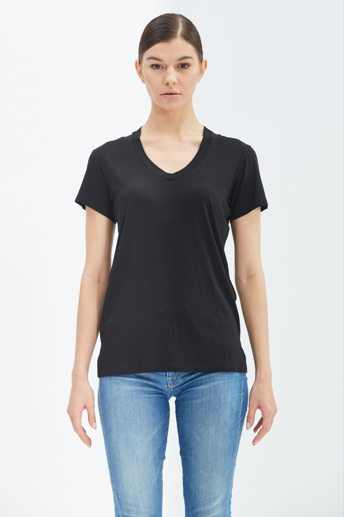 Women's Modal V-neck T-shirt | Public Habit