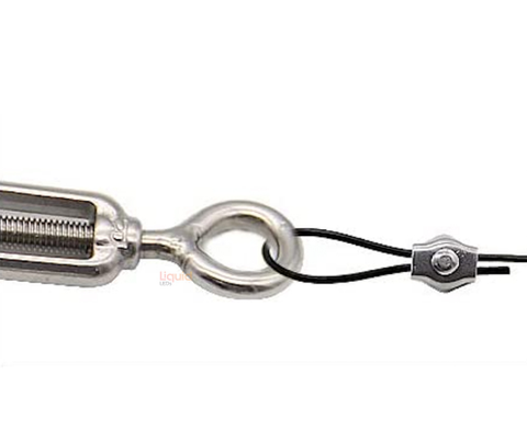 Turnbuckle Tensioner for Hanging Festoon Lights