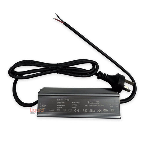 100W 12 Volt DC Dimmable Constant Voltage LED Driver