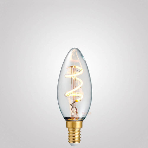 3W Candle Spiral Dimmable LED Bulb (E14) in Extra Warm White