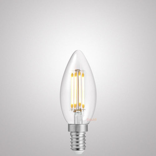 6W Candle LED Bulb E14 Clear in Natural White