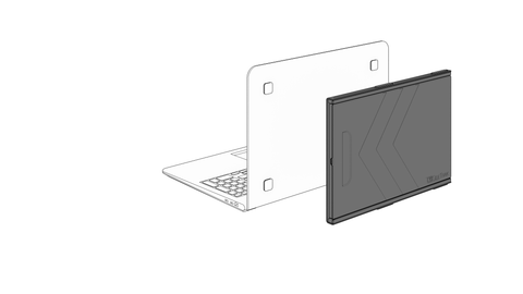 Cómo conectar el monitor portátil SideTrak Slide a su computadora portátil