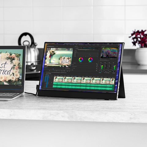 SideTrak solo touchscreen 17" portable monitor for laptop