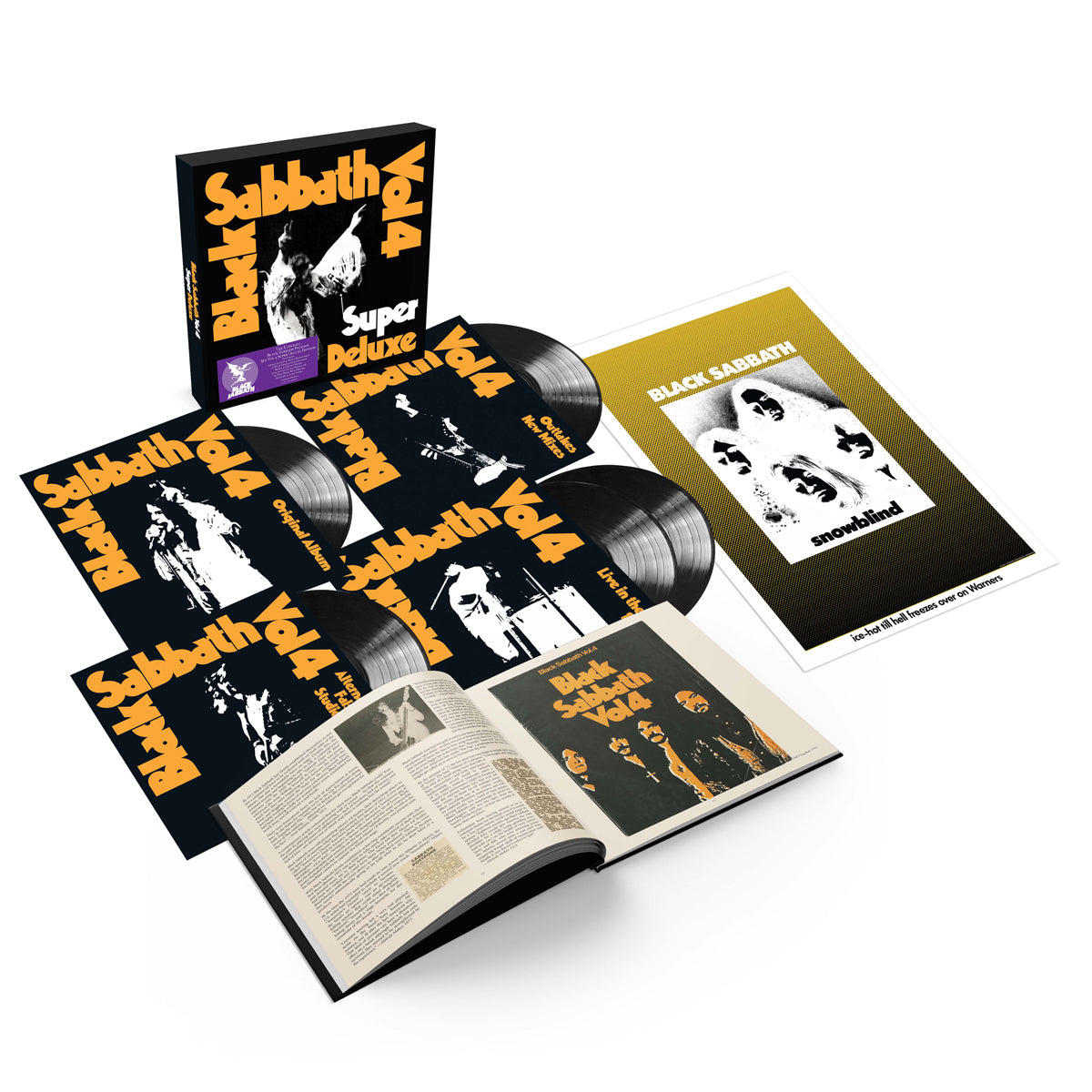 Black Sabbath - Vol. 4 Super Deluxe 5LP Vinyl Record Box Set