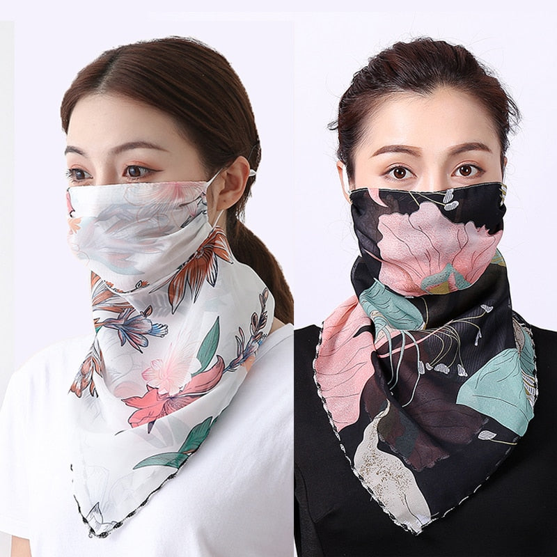 silk neck scarf womens