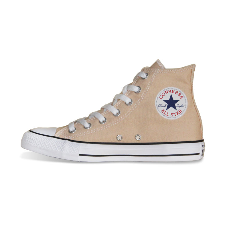 beige converse shoes