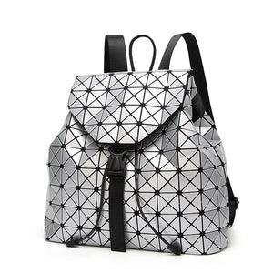 geometric holographic backpack