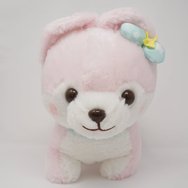 pink shiba inu plush