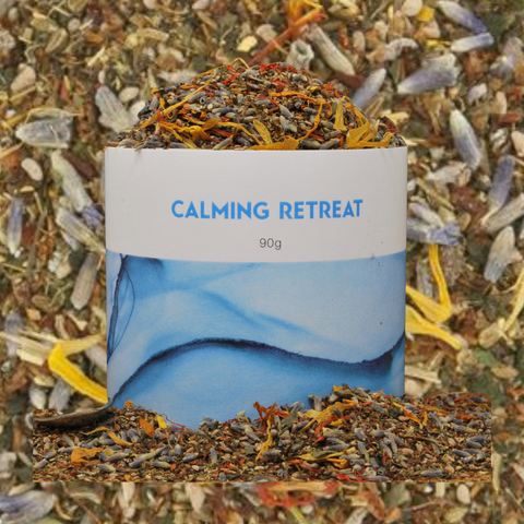 Calming Retreat tea blend with Anise. Anise in tea. Star anise in tea.
