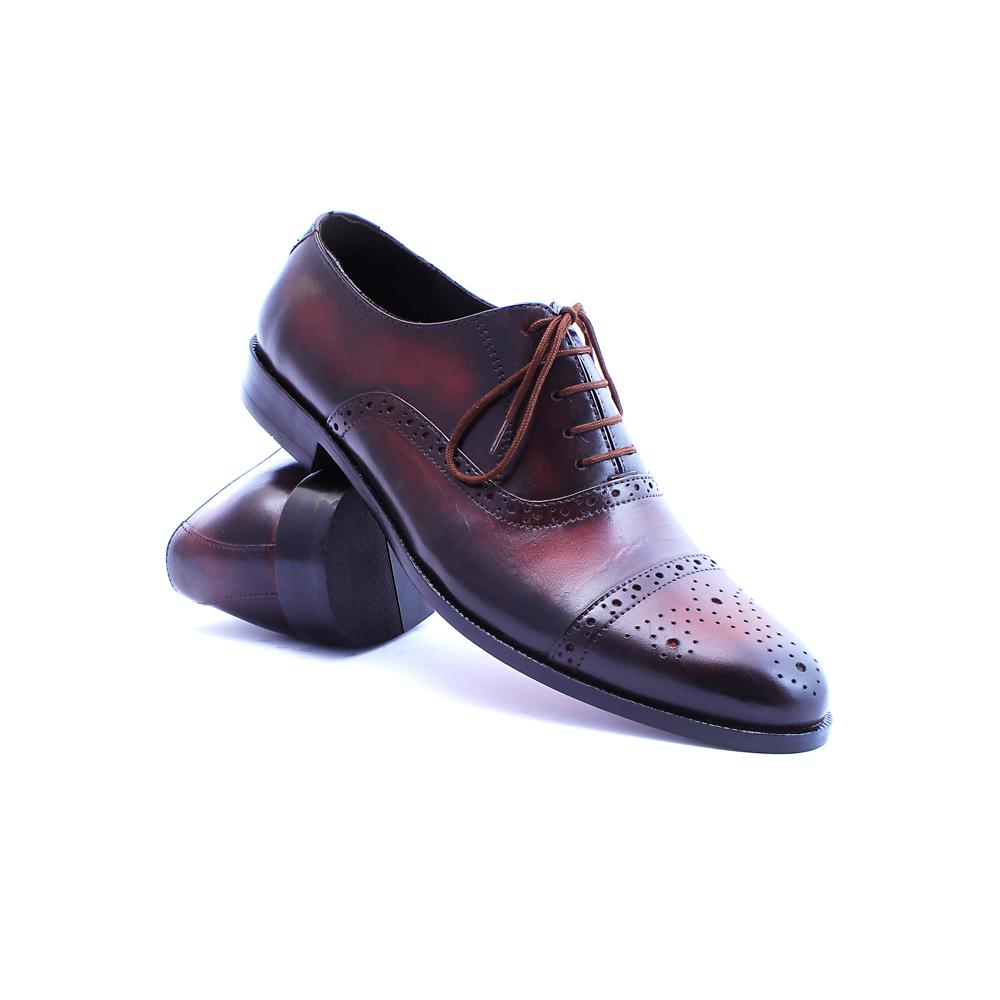 maroon formal shoes