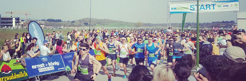 Start zum Freiburg Marathon 2018