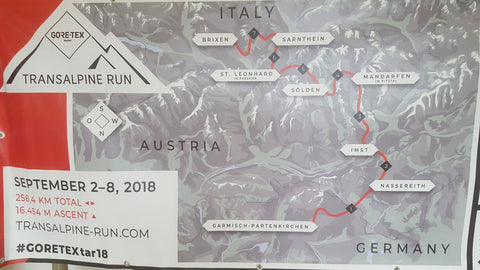 Teststrecke für MT III Einlegesohlen beim Transalpine Run Garmisch