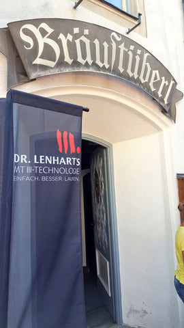 Dr. Lenhart's Einlegesohlen für Laufschuhe diesmal auch im Bräustüberl des Kloster Andechs