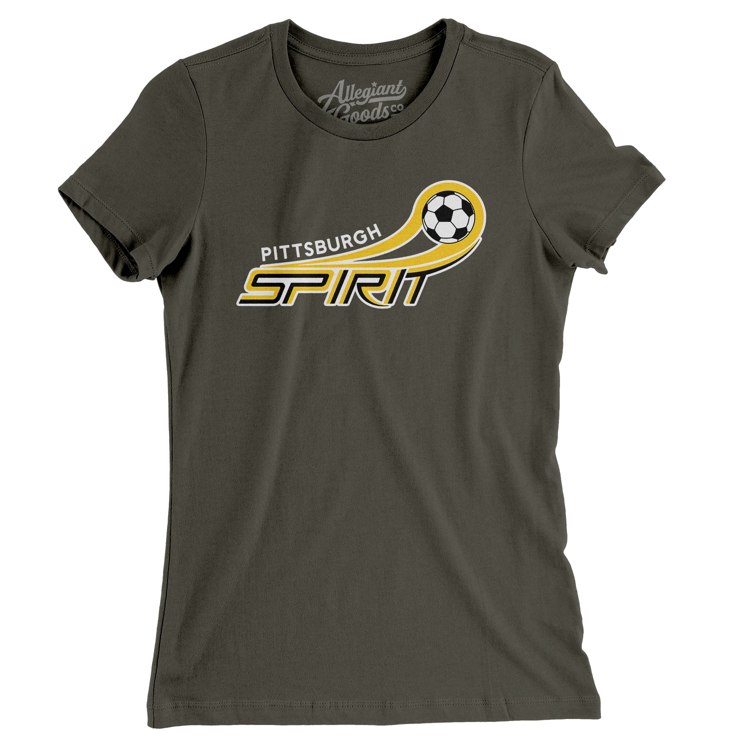 Pittsburgh Spirit Soccer Women's T-Shirt - Allegiant Goods Co.
