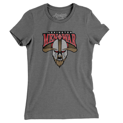 Lexington Men O War Women's T-Shirt-Deep Heather-Allegiant Goods Co. Vintage Sports Apparel