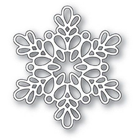Poppystamps - Dies - Seed Snowflake Outline
