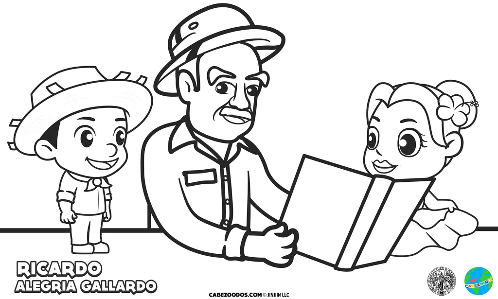 Cabezoodos coloring page preview